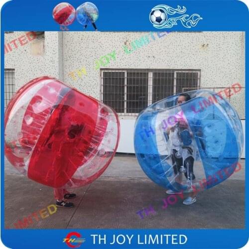 Free air Shipping , PVC 1.5m ,12pcs balls + 1pc pump human soccer ball,inflatable bumper ball/loopy soccer ball/bubble football
