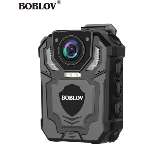 BOBLOV T5 1296P Body Camera Audio Recording Wearable Police Camera Law Enforcement Night Vision Loop Recording DVR Security cam