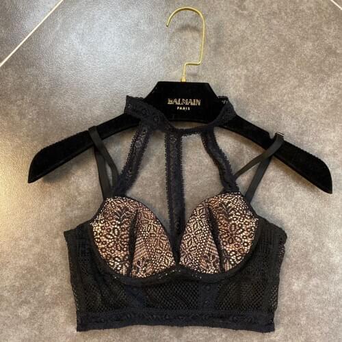 Bra Top for Women 2020 Spring and Summer New Sexy Lace Neck Strap Shoulder Small Womens Camisole Tank Top