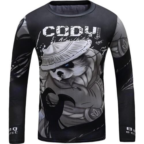 Cody Lundin Children Sublimation Printed Running Long Sleeve New Design Shirts Gym Tops