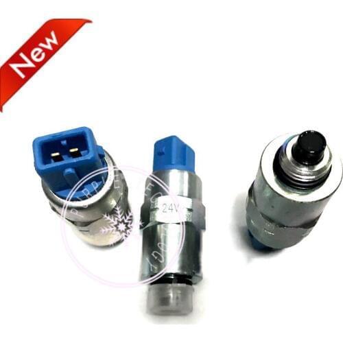 Diesel engine fuel cut flameout solenoid valve for CAT E320D 24V