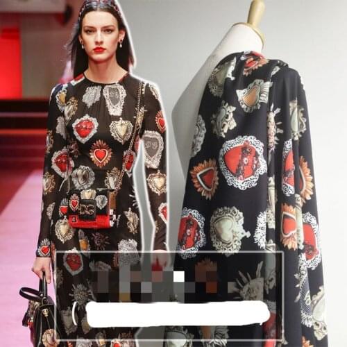 European brand classic digital printing fabrics, colorful gems, sewing fabric factories and shops are not out of stock