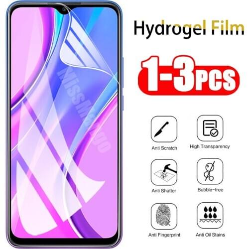 1-3pcs Hydrogel Film For Redmi 9 9 a c Screen Protector For Redmi 9A 9 A For Redmi 9C 9 C Protective Full Cover Soft Films