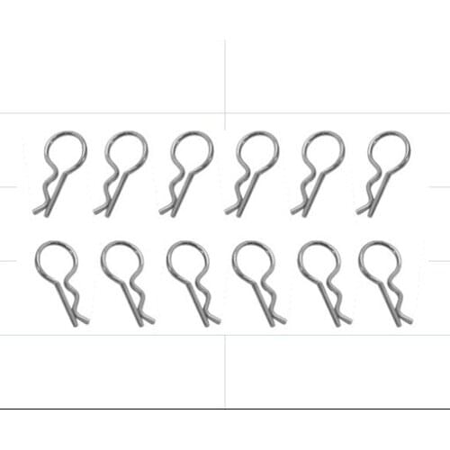 HBX part H020 Body Clip A /B- Big 12pcs for Haiboxing 1/8 1/10 RC Scale Model Buggy Car Off-Road Truck Truggy