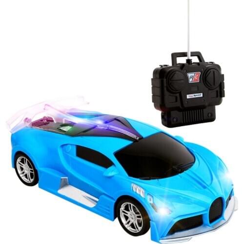 Toys for Boys Auto Racing Radio Control Cool Gifts RC Car Charging Remote Control Automobile Belt Light Music