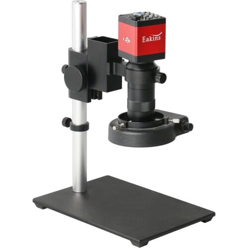 Digital Microscope Set 14MP 1080P 60F/S HDMI VGA Video Camera + 130X C Mount Lens 56 LED Ring Light Lamp Phone Soldering Tools