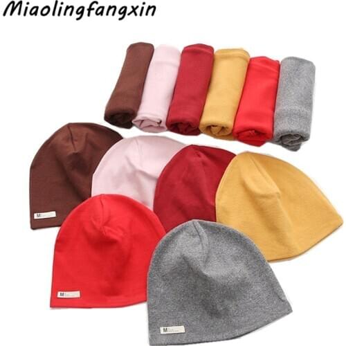 Spring Baby Hat Set Cartoon Boys Girls Ring Collar Cap Kids Neckerchief Beanies Warm Cotton Children Hat Scarf Two Piece Set