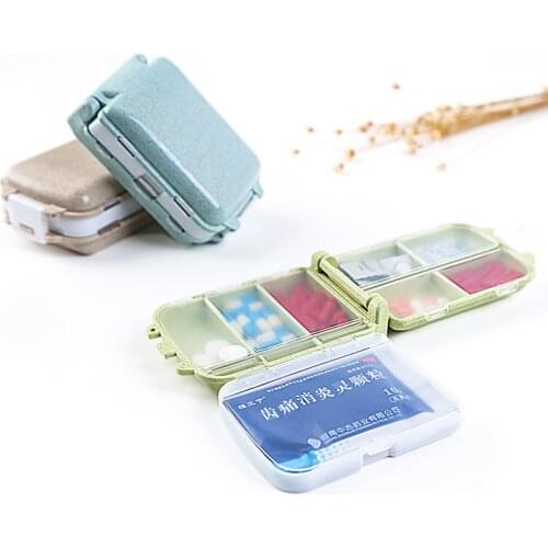 1PC Container Case Pill Box Splitters 4 Colors 7 Days Weekly Tablet Pill Medicine Box Holder Storage Organizer Health Care Tools