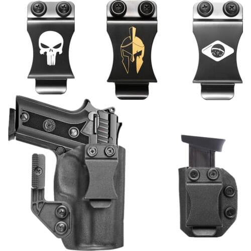 Kydex IWB Holster For Taurus PT908 PT938 PT940 PT945 Inside the Waistband Concealment clip Concealed Carry Right Hand Draw Case