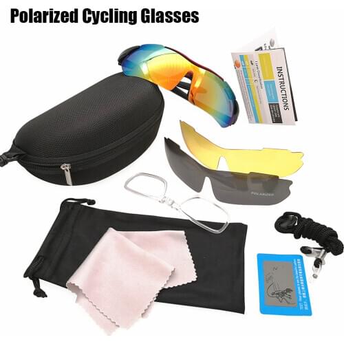 Man Polarized Cycling Glasses Bicycle Mountain Bikes Riding sunglasses 100% UV400 protective Goggles for outdoor sports Eyewear