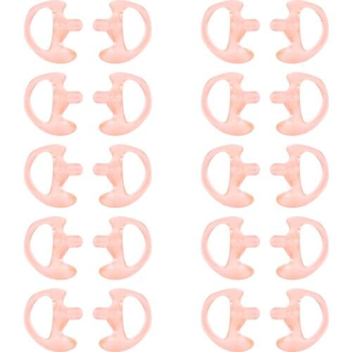 Radio Ear Mold Earmold Earbud for Two Way Raido Earpiece Air Acoustic Coil Tube Audio Insert Kits Small Medium Large Left Right