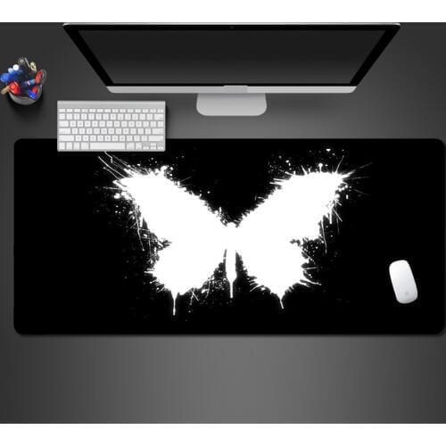 Novel And Beautiful Butterfly Mouse Pad Advanced Lockable Washable Rubber Mousepad Gamers Big Play Pad High Quality Mats Gifts