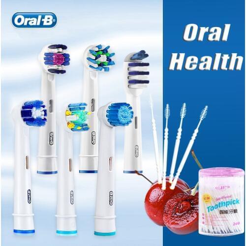 Original Oral B Brush Heads Refills Teeth Whitening Dental Clean Oral Hygiene Precision Nozzles For Rotary Electric Toothbrush