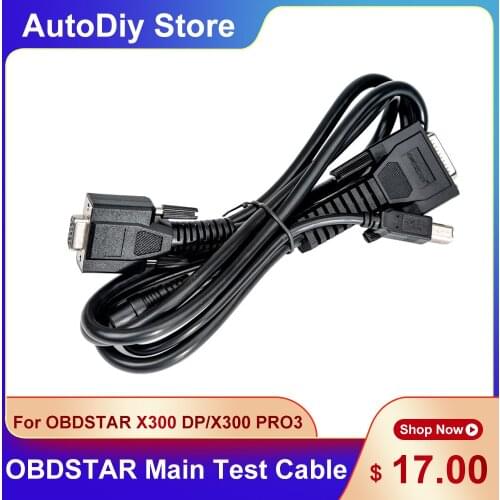 Original OBDSTAR Main Test Diagnostic Cable OBD2 Adapter Work With OBDSTAR X300 DP/X300 PRO3 Key Master High Quality