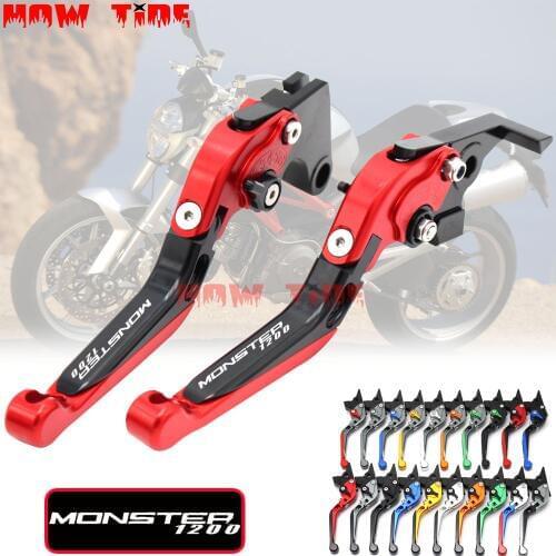 Adjustable Folding Extendable Motorcycle Brake Clutch Levers For Ducati MONSTER 1200 S R MONSTER1200 1200S 2014-2018