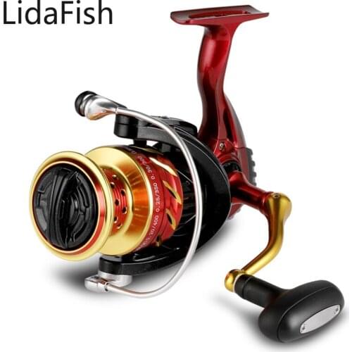 Lidafish Brand 2000-7000 Series 4.6:1 Fishing Reel Carbon Fiber 10KG Max Power Spinning Wheel Carp Fishing Coil