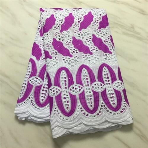 Swiss Voile Lace In Switzerland High Quality 2020 Nigerian African Dry Cotton Lace Touching Fabric Store For Party Cotton Dress