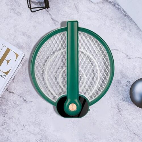 1 Pcs Foldable Portable Rechargeable USB Electric Mosquito Swatter Fly Insect Handheld Fly Killer Racket Home Products 3500V