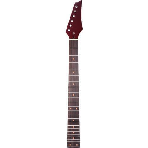 24 Frets New Replacement Maple Neck Rosewood Fretboard Fingerboard for Electric Guitar Red