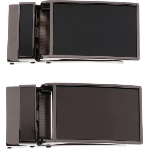 Stylish Mens Belt Buckle Automatic Slide Click Buckle Ratchet Leather Belt Buckle 3.6cm