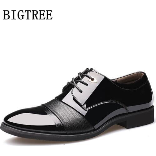 Wedding Shoes Men Formal Black Dress Shoes Men Classic Coiffeur Brown Shoes Men Elegant Sepatu Slip On Pria Chaussure Homme Bona