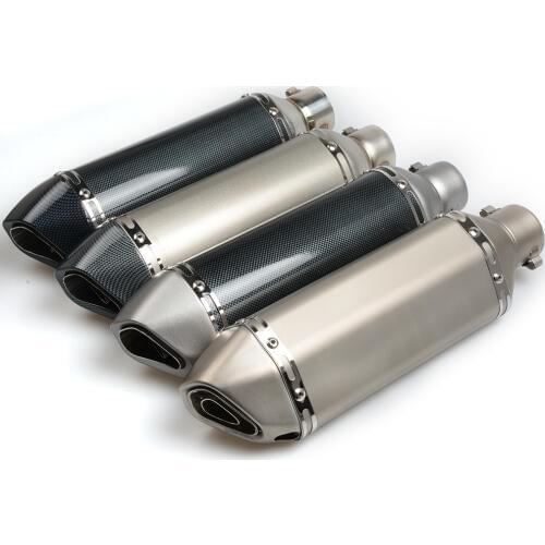 36mm-51mm Motorcycle Exhaust Modified Muffler Pipe For SUZUKI HAYABUSA GSXR1300 GSXR 1300 2008-2016 2011 2012 2013 2014 2015