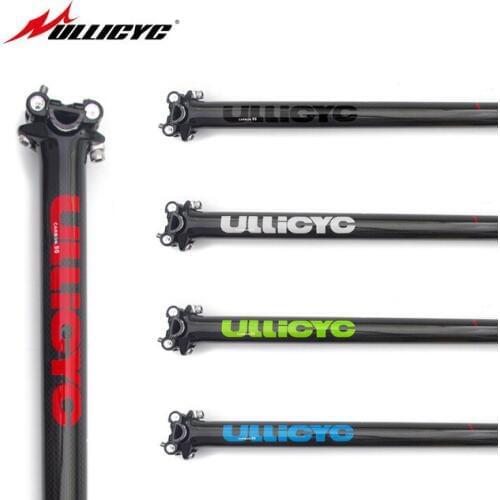 Ullicyc 3K Full Carbon Fiber Bicycle SeatPost Colorful Mountain/Road Bike Seatposts 27.2/30.8/31.6*350/400mm