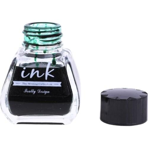 1 Bottle Pure Colorful 30ml Fountain Pen Ink Non-carbon Refilling Inks Stationery School Office Supplies Y5GE