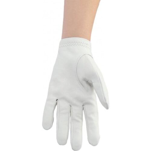 1pair of leather golf gloves left and right hand outdoor sports training cue gloves particles breathable non-slip wear-resistant