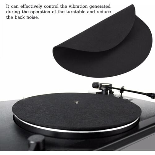 1Pcs Ultra-Thin Anti-Static Lp Vinyl Turntable Record Player Pad For Phonographs Flat Soft Mat Record Slipmat Mat Pad