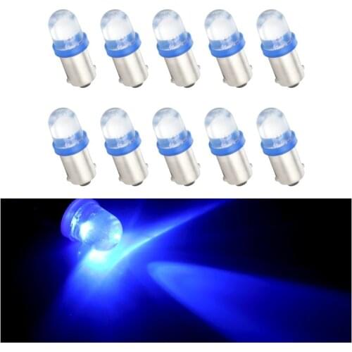 10x BA9S LED Instrument Panel Gauge Dash Interior Light Bulb 1815 T4W blue yellow green red