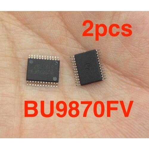 2pcs BU9870FV for Toyota smart card transponder IC chip module