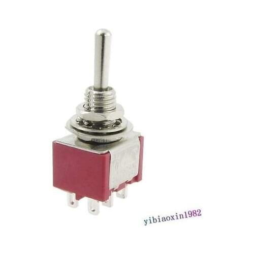 20 Pcs AC 250V 2A 120V 5A Momentary ON/OFF/ON 3 Position 6 Pins DPDT Toggle Swit
