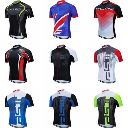 2020 Cycling Jersey Men Summer Short Sleeve Biking Jersey Ropa Ciclismo Maillot Ropa MTB Road quick dry Bike Shirts Top