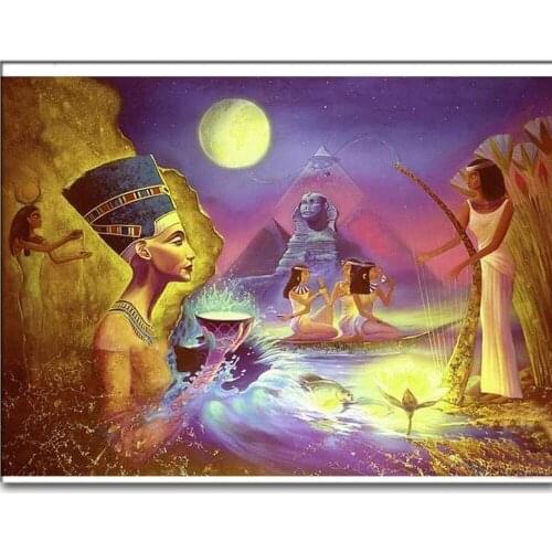 5D,Diamond Painting Egypt,Full square ,Diamond Embroidery,Diamond Mosaic,Retro woman,3d pictures,image,Stitch Cross,3D,Crafts