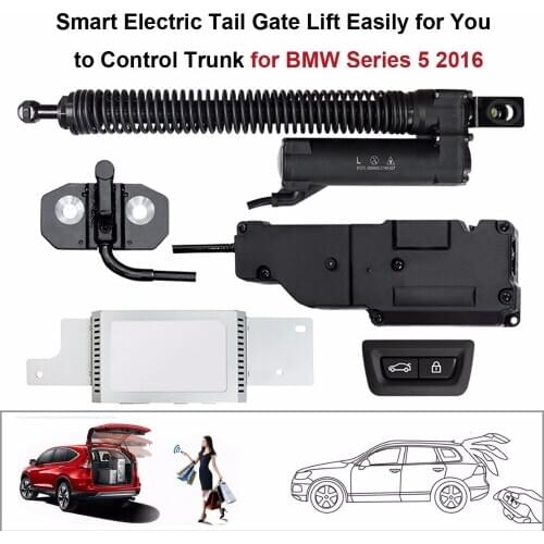 Car Smart Auto Electric Tail Gate Lift for BMW 5 Series F10 F11 2011-2017 Control Set Height Avoid Pinch With Latch