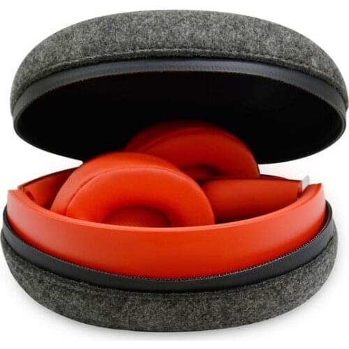 Travel Carrying Case Compatible for-Beats Solo Pro Headset Storage Box Felt Carrying Case