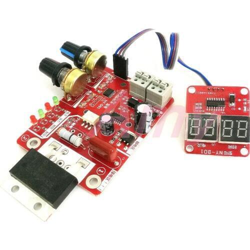 NY-D01 100A Spot-Welding Machine Control Board Regulating Time and Current Digital Display Transformer Controller Parts