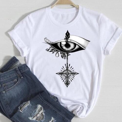 Clothes T-Shirt Women Short Sleeve Vintage 2021 Funny Cute Fashion Cartoon Summer Graphic T Top Lady Print Tee Female Tshirts
