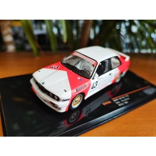 IXO 1/43 BMW M3 E30 #43 WTCC 1987 Collect die casting alloy trolley model
