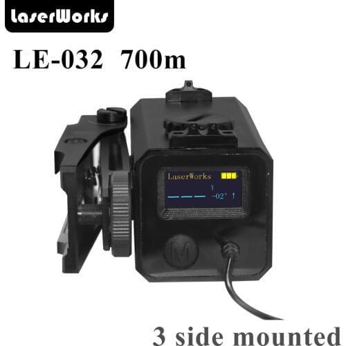 LaserWorks LE032 700 meter Metal Alloy Laser Rangefinder Riflescope Mate with bracket Windage levation adjustable
