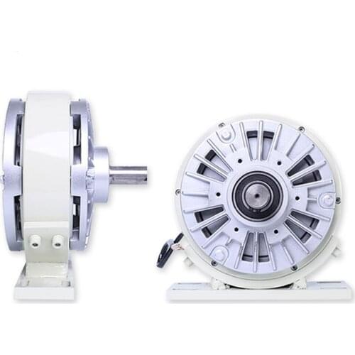 6Nm Magnetic Powder Brake 0.6kg DC 24V 12MM Single Shaft 1400 RPM Tension Control Continuous Sliding Simulated Load FZ6K-1