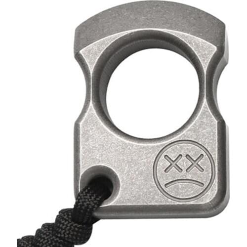 Outdoor EDC Metal Steel Tactical Survival Tool Multifunctional Ring Pendant Ring Pendant Window Breaker