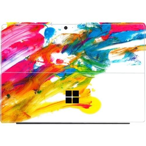 PVC Vinyl Stickers for Microsoft Surface Pro 3 4 5 6 7 Pro X 1876 Laptop Back Cover for Surface Go 1 Go 2 Skins
