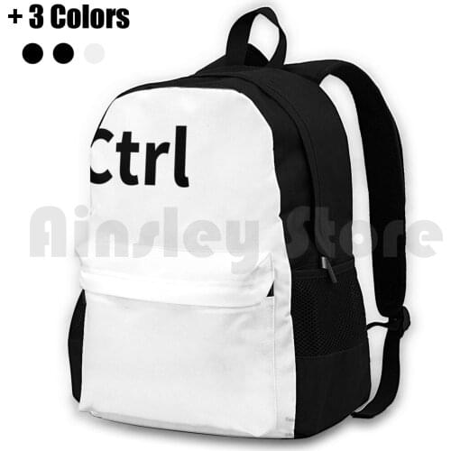 Ctrl Pillow | Control Key Pillow Outdoor Hiking Backpack Waterproof Camping Travel Computer Humour Humor It Crowd Nerd Geek