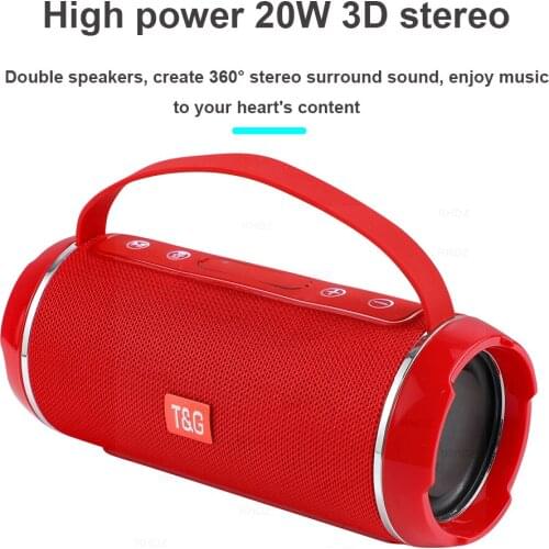 Portable Bluetooth Speakers Wireless Bass Column Waterproof Outdoor USB soundbar Support AUX TF stereo Subwoofer pc Loudspeaker