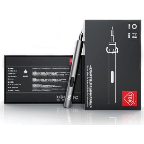 TBK-008 Rechargable Mini Electric Charging Screwdriver For Mobile Phone Repair Adjustable Torsion Class Opening Dismantling Tool