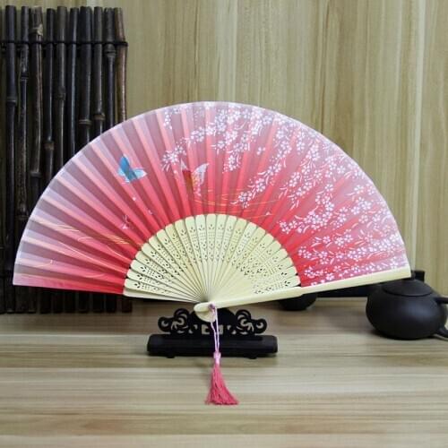 Japanese small fan summer wind retro dance classical dance costume bamboo fan hand held fan dance fans japanese decoration home