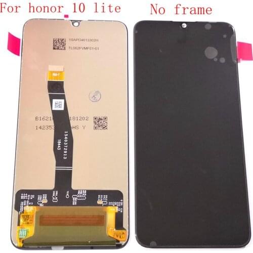 For Huawei Honor 10 lite Lcd Display Touch Screen GLass DIgitizer Frame full Replacement lcds for honor 10i HRY-LX2 HRY-LX1