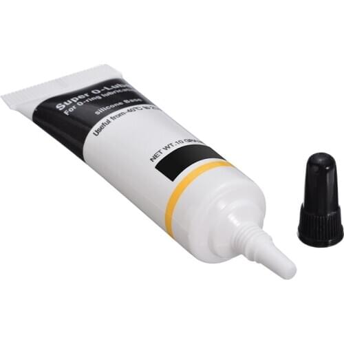 O-ring lubricant 1PCS new 10g food-grade waterproof silicone grease lubricant, used for maintenance of fish tank filter O-ring